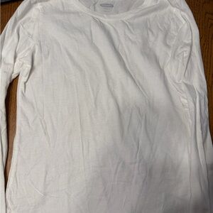 Old Navy White Long Sleeve Tee
